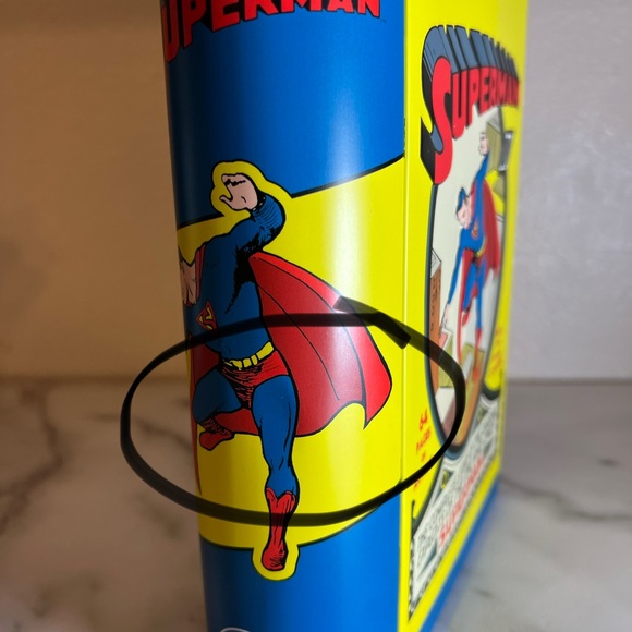 DC Comics 90th anniversary Superman Legends Forever Popcorn Bucket & Lanyard NEW - Picture 5 of 8